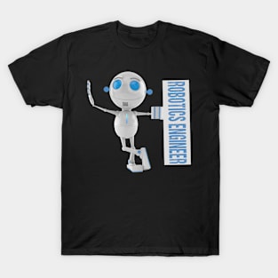 robotics robot machine engineer science retro mom dad T-Shirt